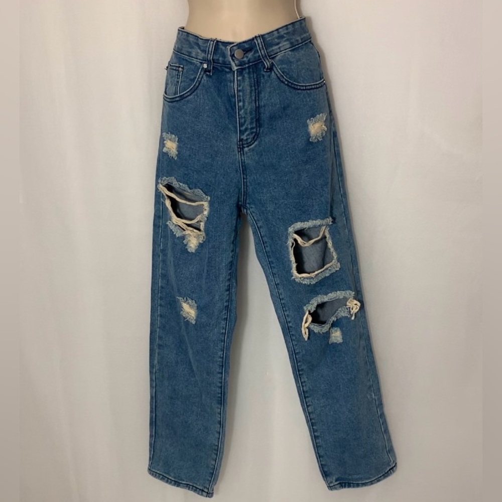Order Plus Jeans with stylish rips